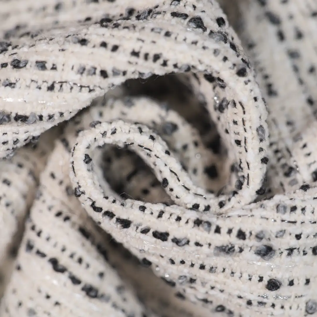 China Fabric for Skirt,Overcoat Chanel-Style Fabric Woolen Polyester black color buy from China wholesaler bulk order at wholesale price free worldwide shipping Alibaba