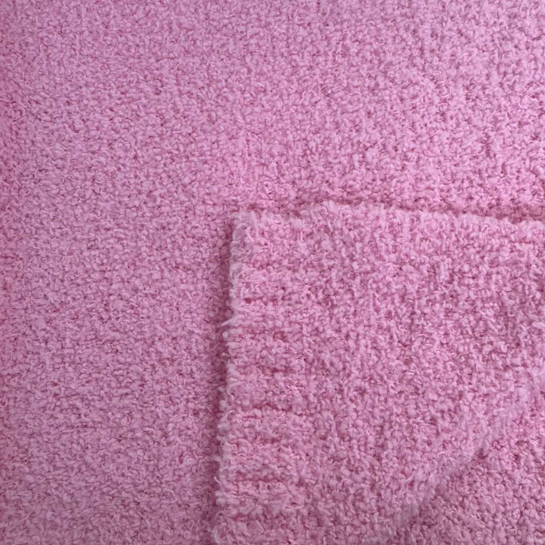 China Yarn for Open Cardigan (Sweater),Crew Neck Pullover (Sweater) Teddy Yarn Fancy Yarn Polyester pink color buy from China wholesaler bulk order at wholesale price free worldwide shipping Alibaba