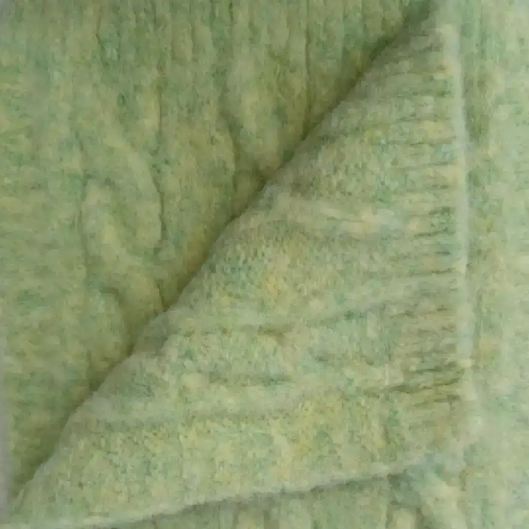 China Yarn for Ladies Vest (Sweater),Men’s Vest (Sweater),Round Neck Pullover (Sweater),Hoodie  (Sweater) Mossy Yarn Fancy Yarn Recycled Polyester Acrylic Wool Nylon Spandex Green+yellow color buy from China wholesaler bulk order at wholesale price free worldwide shipping Alibaba