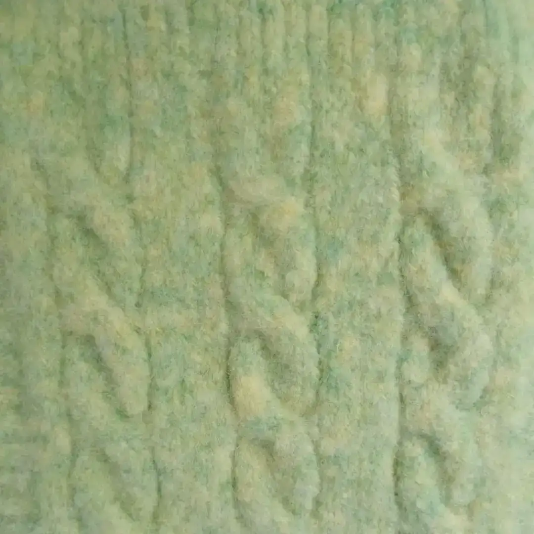 China Yarn for Ladies Vest (Sweater),Men’s Vest (Sweater),Round Neck Pullover (Sweater),Hoodie  (Sweater) Mossy Yarn Fancy Yarn Recycled Polyester Acrylic Wool Nylon Spandex Green+yellow color buy from China wholesaler bulk order at wholesale price free worldwide shipping Alibaba