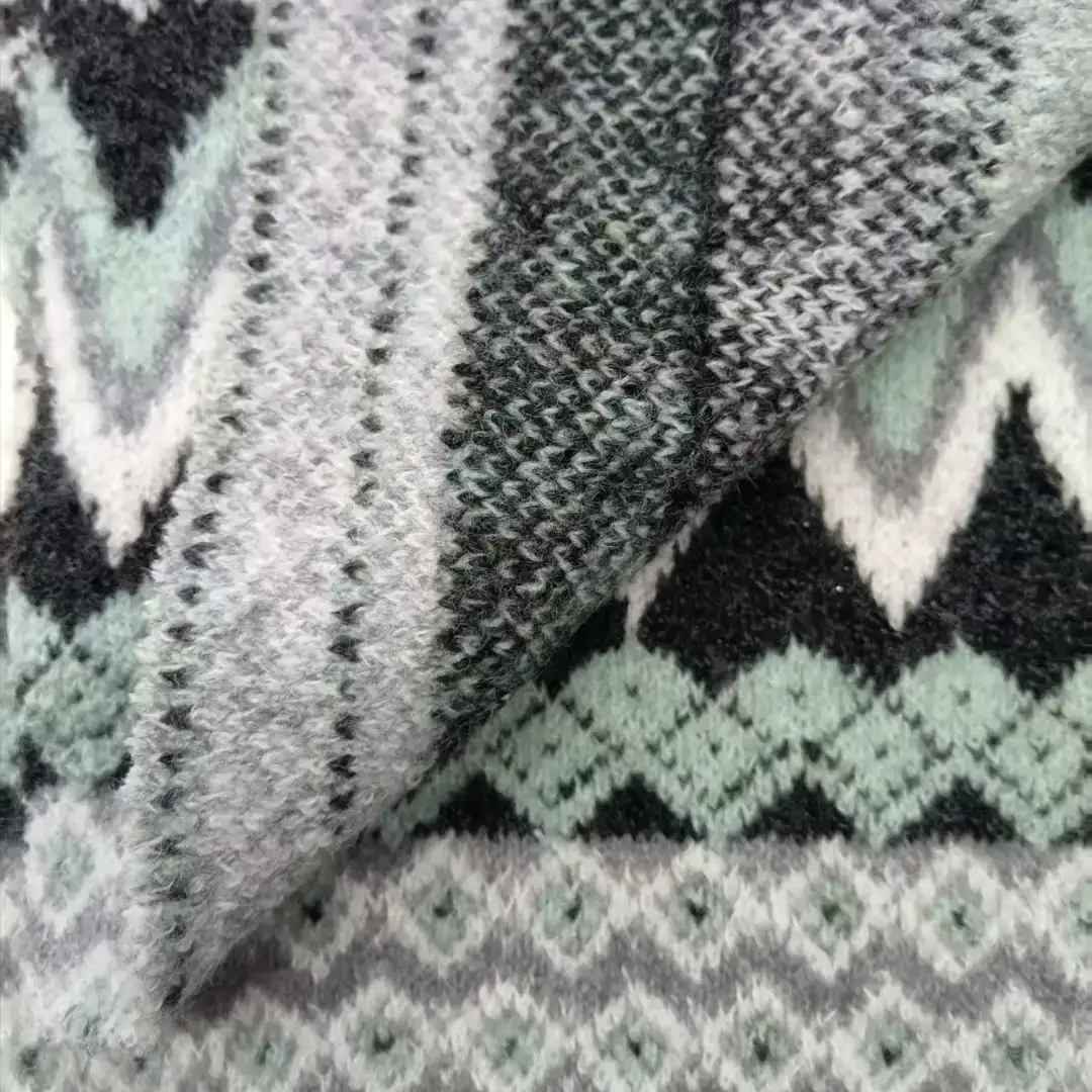 China Yarn for Knitted Jacket (Sweater),Round Neck Pullover (Sweater),Crew Neck Pullover (Sweater),Hoodie  (Sweater) Mossy Yarn Fancy Yarn Polyester Wool Acrylic Nylon Spandex Green, gray, white color buy from China wholesaler bulk order at wholesale price free worldwide shipping Alibaba