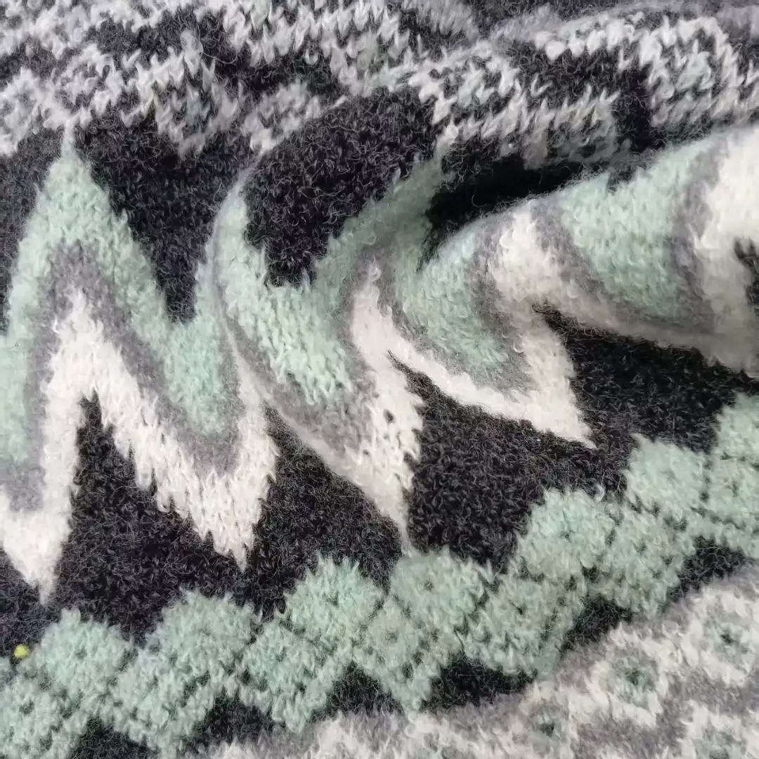 China Yarn for Knitted Jacket (Sweater),Round Neck Pullover (Sweater),Crew Neck Pullover (Sweater),Hoodie  (Sweater) Mossy Yarn Fancy Yarn Polyester Wool Acrylic Nylon Spandex Green, gray, white color buy from China wholesaler bulk order at wholesale price free worldwide shipping Alibaba