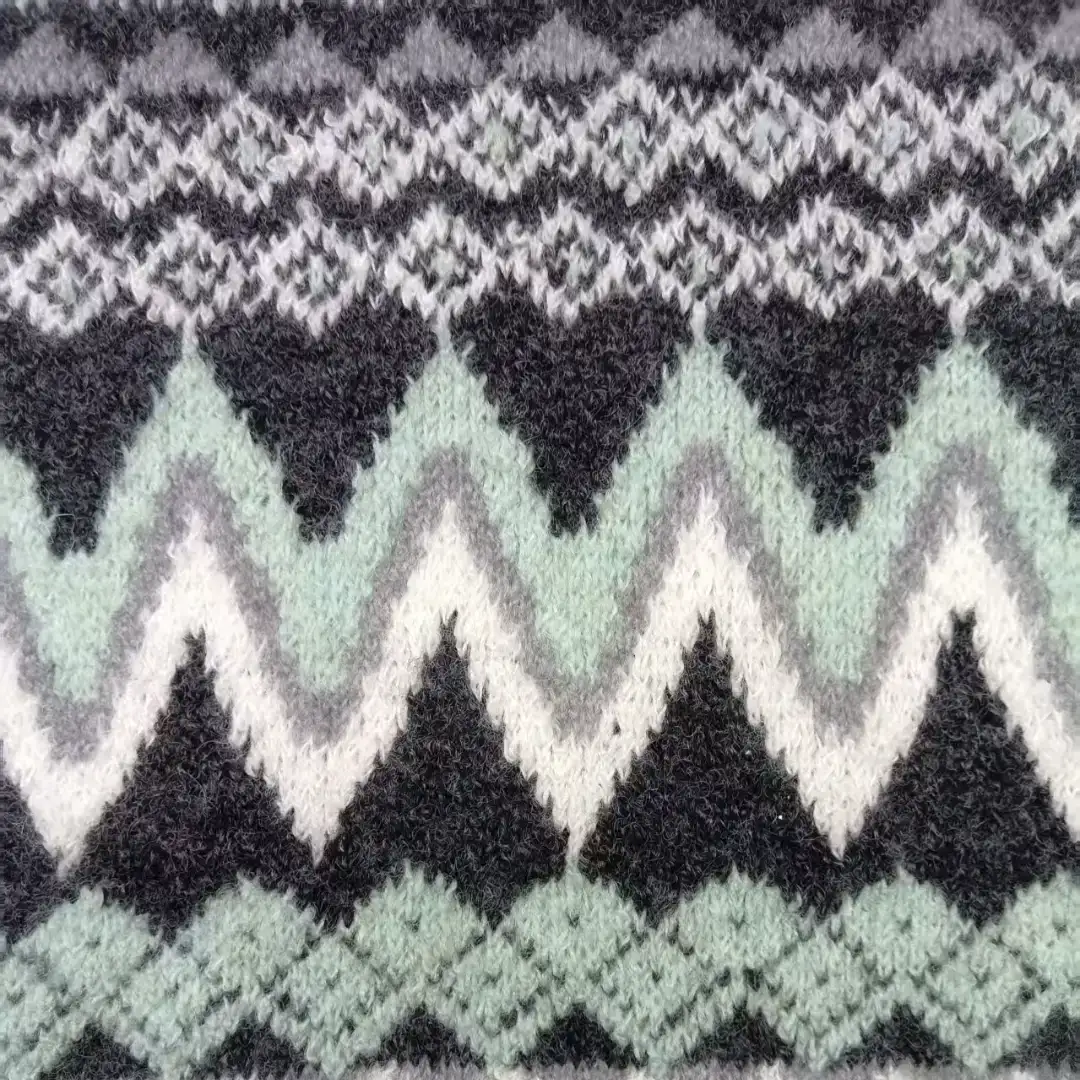 China Yarn for Knitted Jacket (Sweater),Round Neck Pullover (Sweater),Crew Neck Pullover (Sweater),Hoodie  (Sweater) Mossy Yarn Fancy Yarn Polyester Wool Acrylic Nylon Spandex Green, gray, white color buy from China wholesaler bulk order at wholesale price free worldwide shipping Alibaba