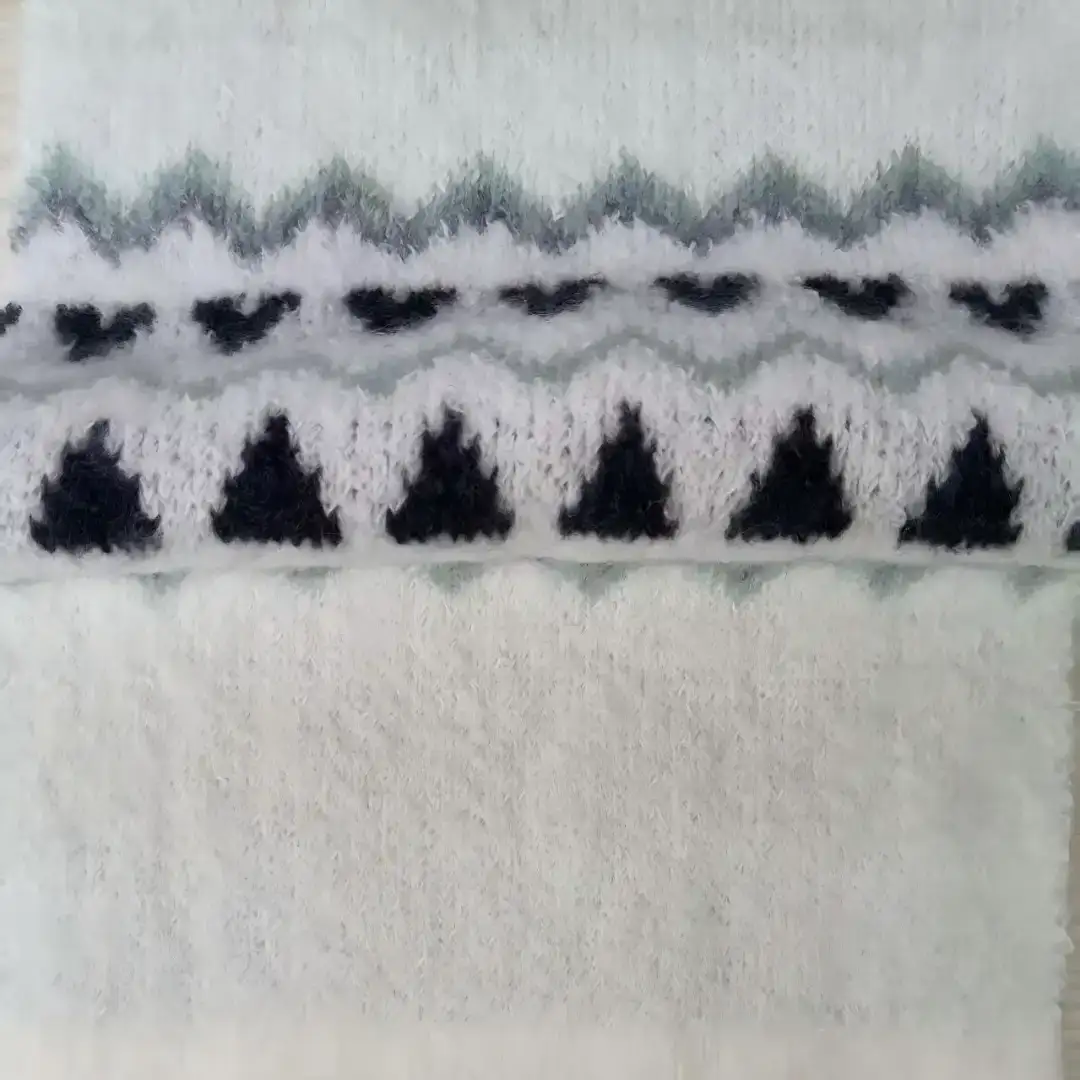 China Yarn for Knitted Jacket (Sweater),Round Neck Pullover (Sweater),Crew Neck Pullover (Sweater),Hoodie  (Sweater) Mossy Yarn Fancy Yarn Polyester Wool Acrylic Nylon Spandex Green, gray, white color buy from China wholesaler bulk order at wholesale price free worldwide shipping Alibaba