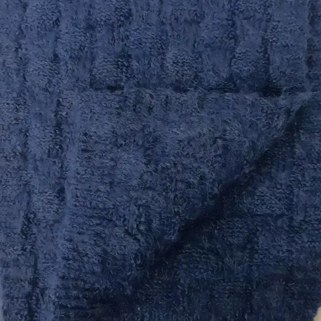 China Yarn for Knitted Jacket (Sweater),Round Neck Pullover (Sweater),Hoodie  (Sweater),Dresses (Pullover) (Sweater),Roll Neck Jumper (Sweater) Mossy Yarn Fancy Yarn Wool Nylon Recycled Polyester Polyester Spandex blue，brown color buy from China wholesaler bulk order at wholesale price free worldwide shipping Alibaba