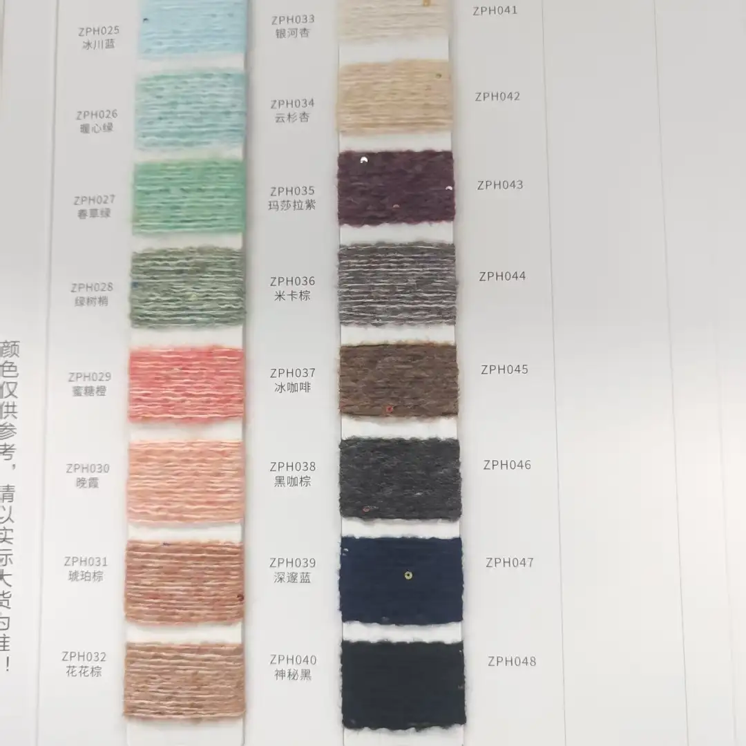 China Yarn for Crew Neck Pullover (Sweater),Dresses (Pullover) (Sweater),Skirt (Sweater),Roll Neck Jumper (Sweater) Mossy Yarn Fancy Yarn Wool Polyester Sequin pink+sparkling color buy from China wholesaler bulk order at wholesale price free worldwide shipping Alibaba