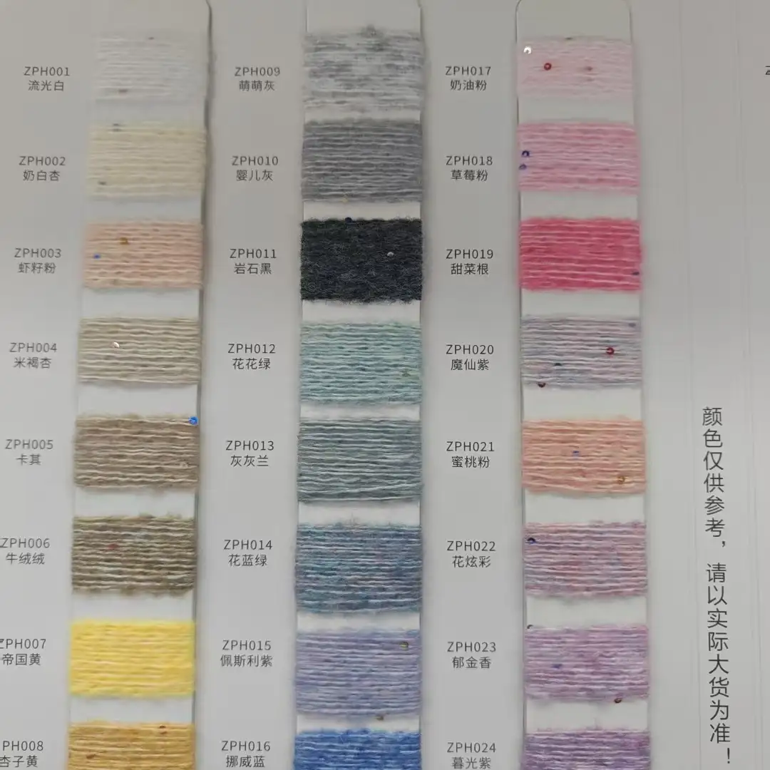 China Yarn for Crew Neck Pullover (Sweater),Dresses (Pullover) (Sweater),Skirt (Sweater),Roll Neck Jumper (Sweater) Mossy Yarn Fancy Yarn Wool Polyester Sequin pink+sparkling color buy from China wholesaler bulk order at wholesale price free worldwide shipping Alibaba