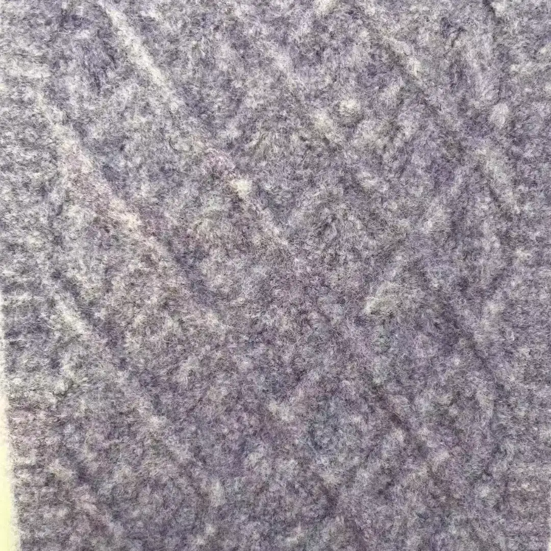 China Yarn for Hoodie  (Sweater),Roll Neck Jumper (Sweater),Scallop Trims Cardigan (Sweater),Fake Two-Piece Jumper (Sweater) Mossy Yarn Fancy Yarn Wool Nylon Acrylic Recycled Polyester Polyester Spandex PURPLE，white color buy from China wholesaler bulk order at wholesale price free worldwide shipping Alibaba