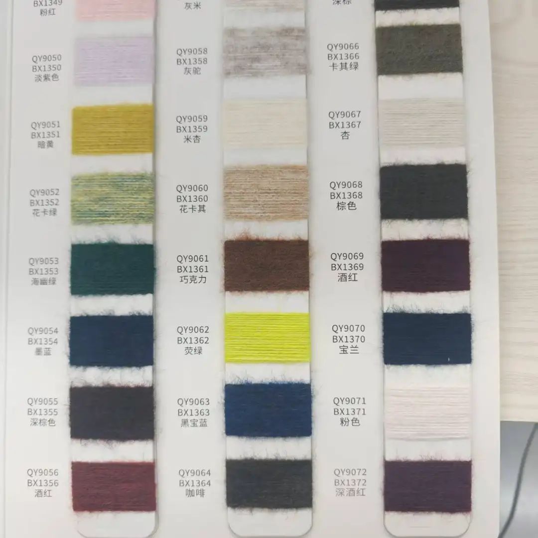 China Yarn for Hoodie  (Sweater),Roll Neck Jumper (Sweater),Scallop Trims Cardigan (Sweater),Fake Two-Piece Jumper (Sweater) Mossy Yarn Fancy Yarn Wool Nylon Acrylic Recycled Polyester Polyester Spandex PURPLE，white color buy from China wholesaler bulk order at wholesale price free worldwide shipping Alibaba