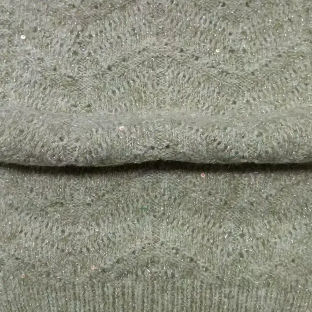 China Yarn for Roll Neck Jumper (Sweater),Kids Ruffled Edge Jumper (Sweater),Gorilla Slim Fit Layer Top (Sweater),Kids Scallop Trims Dress (Sweater) Mossy Yarn Fancy Yarn Acrylic Polyester Lurex Sequin Spandex blue, green color buy from China wholesaler bulk order at wholesale price free worldwide shipping Alibaba