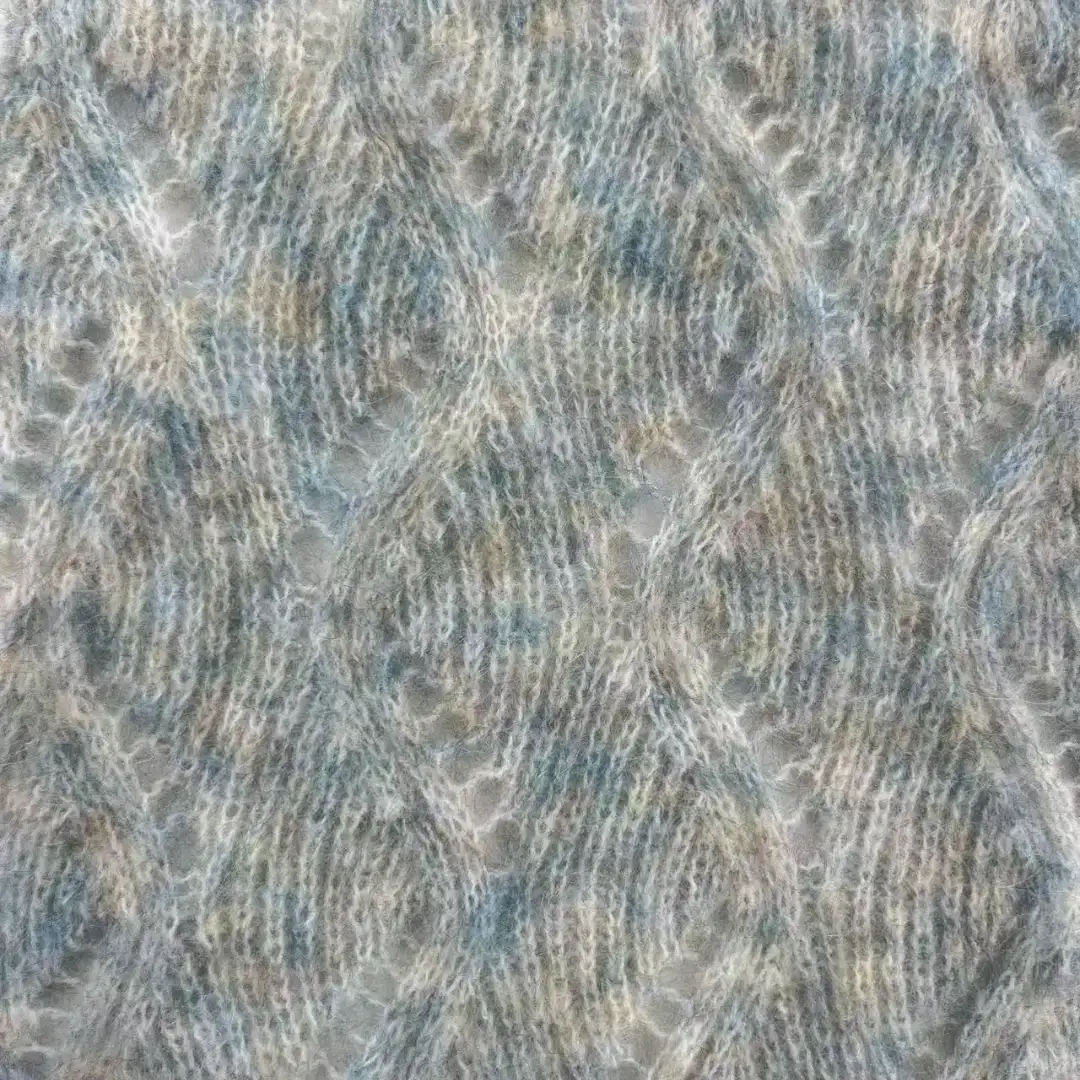 China Yarn for Knitted Jacket (Sweater),Round Neck Pullover (Sweater),Knitted Trousers (Sweater),Ruffle Tight Dress (Sweater) Mossy Yarn Fancy Yarn Mohair Wool Acrylic Nylon Spandex blue+green color buy from China wholesaler bulk order at wholesale price free worldwide shipping Alibaba