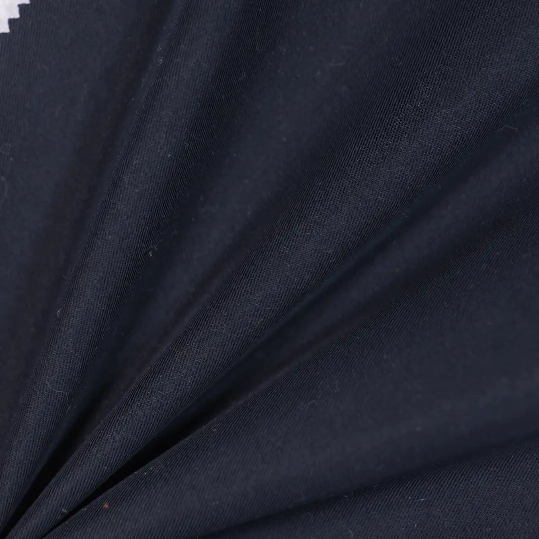 China Fabric for Blazer,Trench Coat CVC Twill Woven Blended Fabric BCI Cotton Polyester navy color buy from China wholesaler bulk order at wholesale price free worldwide shipping Alibaba