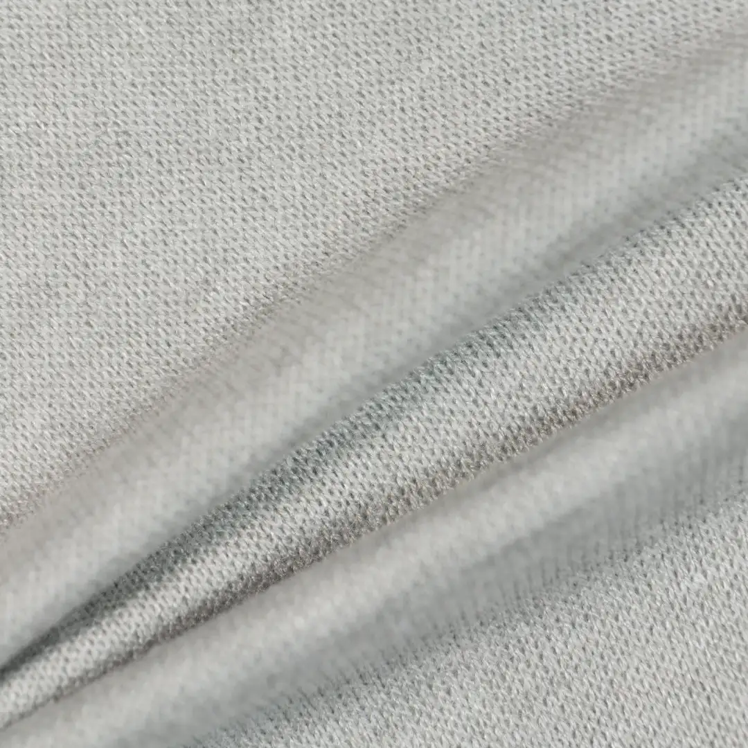 China Fabric for Men’s Vest (Sweater),Open Cardigan (Sweater) Hacci Knit Fabric Rayon Nylon Polyester gray color buy from China wholesaler bulk order at wholesale price free worldwide shipping Alibaba