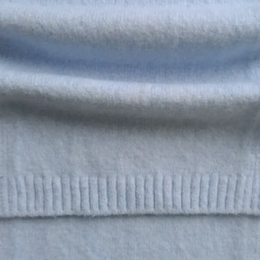 China Yarn for Ladies Vest (Sweater),Full-Zipper Cardigan (Sweater),Knitted Jacket (Sweater),Round Neck Pullover (Sweater),Crew Neck Pullover (Sweater),Kids Crew-Neck Cardigan (Sweater) Mossy Yarn Fancy Yarn Cotton Recycled Polyester Wool Spandex Blue color buy from China wholesaler bulk order at wholesale price free worldwide shipping Alibaba