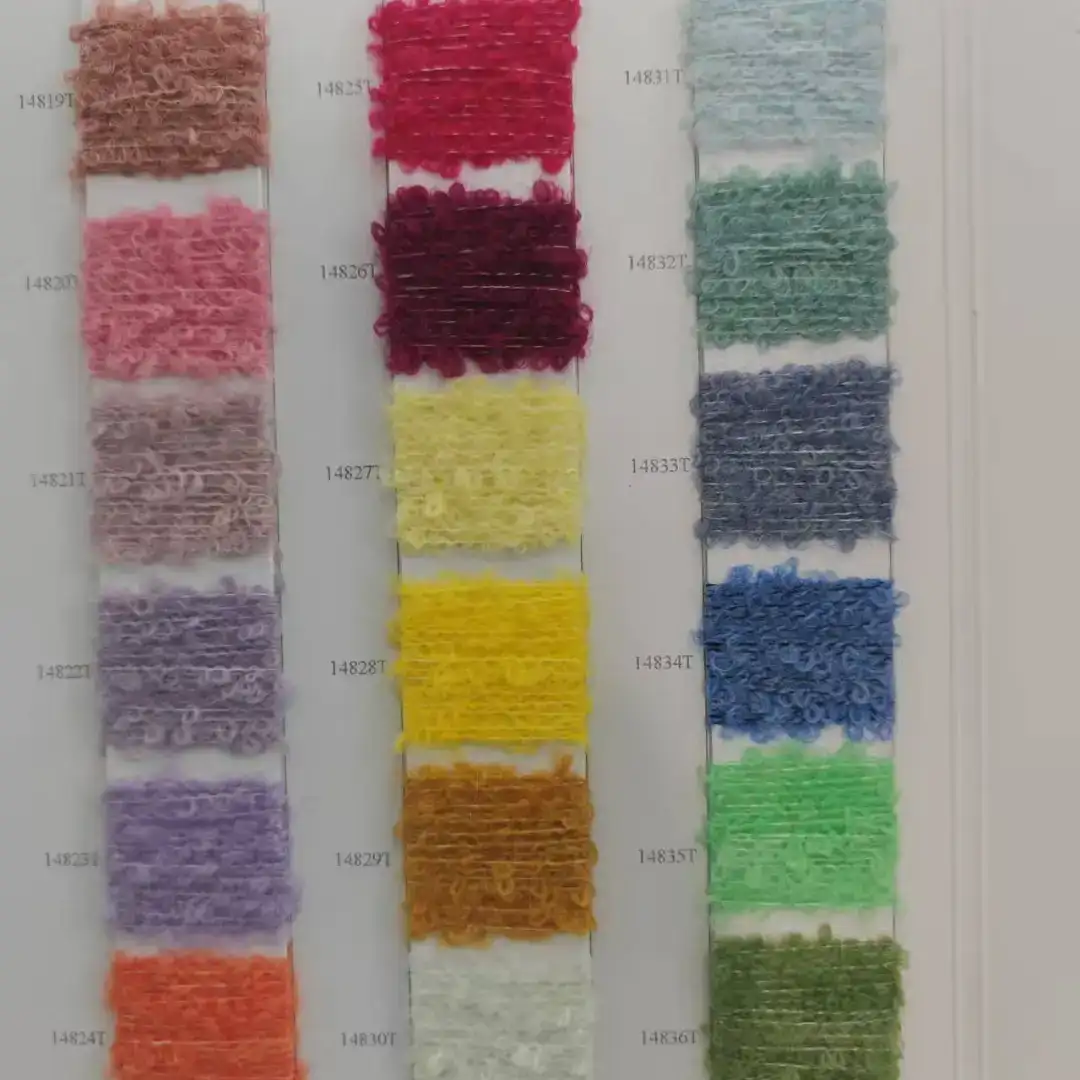 China Yarn for Full-Zipper Cardigan (Sweater),Half-Zipper Cardigan (Sweater),Shirt Long Sleeve Button (Sweater),Shirt Long Sleeve Zipper (Sweater) Boucle Yarn Fancy Yarn Wool Alpaca Polyester Acrylic Spandex pink color buy from China wholesaler bulk order at wholesale price free worldwide shipping Alibaba