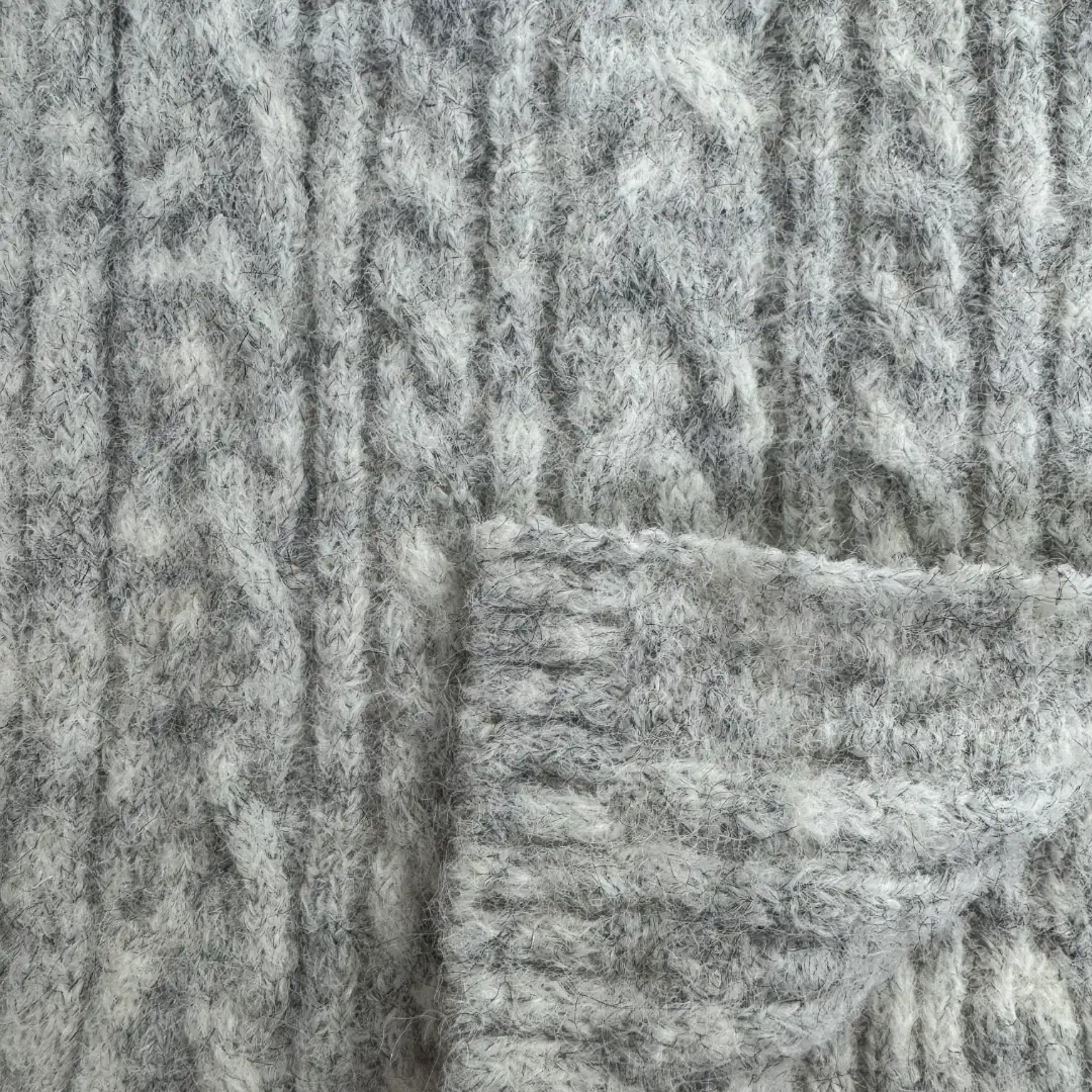 China Yarn for Ladies Vest (Sweater),Men’s Vest (Sweater),Open Cardigan (Sweater),Full-Zipper Cardigan (Sweater),Crew Neck Pullover (Sweater),Crop Top Pullover (Sweater),Hoodie  (Sweater) Mossy Yarn Fancy Yarn Recycled Polyester Polyester Nylon Wool Spandex Gray color buy from China wholesaler bulk order at wholesale price free worldwide shipping Alibaba