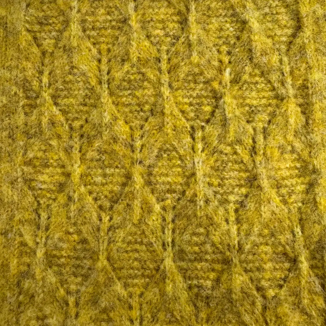 China Yarn for Ladies Vest (Sweater),Men’s Vest (Sweater),Open Cardigan (Sweater),Full-Zipper Cardigan (Sweater),Round Neck Pullover (Sweater),Crew Neck Pullover (Sweater),Crop Top Pullover (Sweater) Mossy Yarn Fancy Yarn Recycled Polyester Acrylic Nylon Wool Spandex Yellow color buy from China wholesaler bulk order at wholesale price free worldwide shipping Alibaba