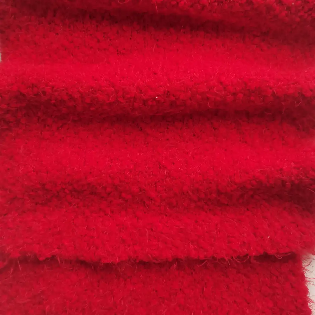 China Yarn for Ladies Vest (Sweater),Open Cardigan (Sweater),Kids Crew-Neck Cardigan (Sweater),U-Neck Cardigan (Sweater) Chenille Yarn Fancy Yarn Polyester Red color buy from China wholesaler bulk order at wholesale price free worldwide shipping Alibaba