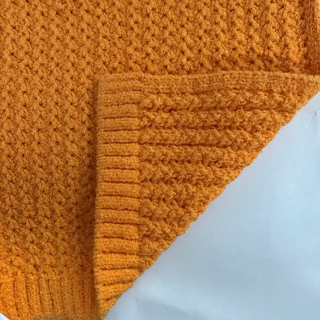 China Yarn for Ladies Vest (Sweater),Men’s Vest (Sweater),Open Cardigan (Sweater),Half-Zipper Cardigan (Sweater),Crew Neck Pullover (Sweater),Crop Top Pullover (Sweater),Kids Peter Pan Collar Sleeveless Sweatshirt Tubular Tape Yarn Fancy Yarn Cotton Polyester Orange color buy from China wholesaler bulk order at wholesale price free worldwide shipping Alibaba