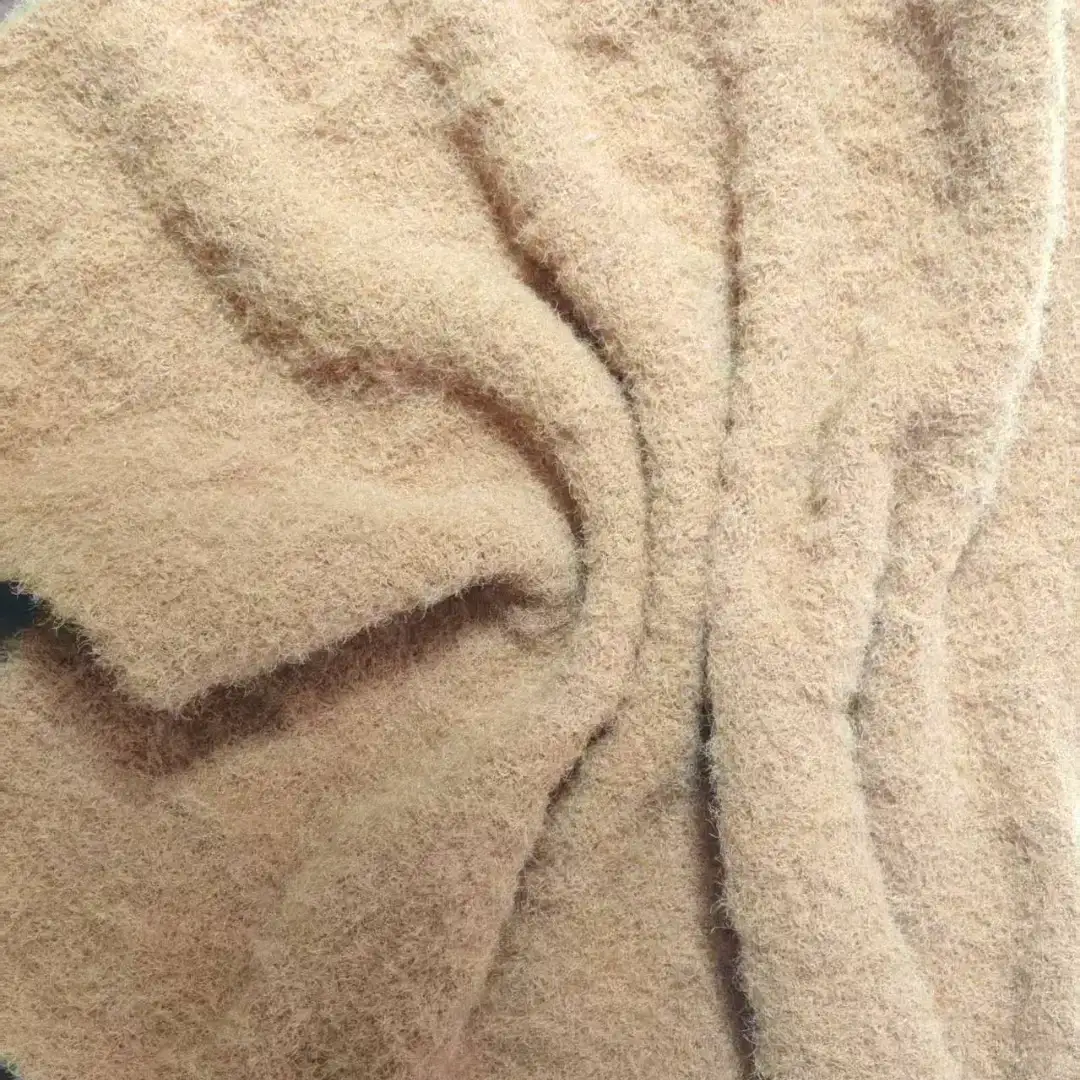 China Yarn for Knitted Jacket (Sweater),Round Neck Pullover (Sweater),Crop Top Pullover (Sweater),Hoodie  (Sweater) Feather Yarn Fancy Yarn Nylon coffee color buy from China wholesaler bulk order at wholesale price free worldwide shipping Alibaba