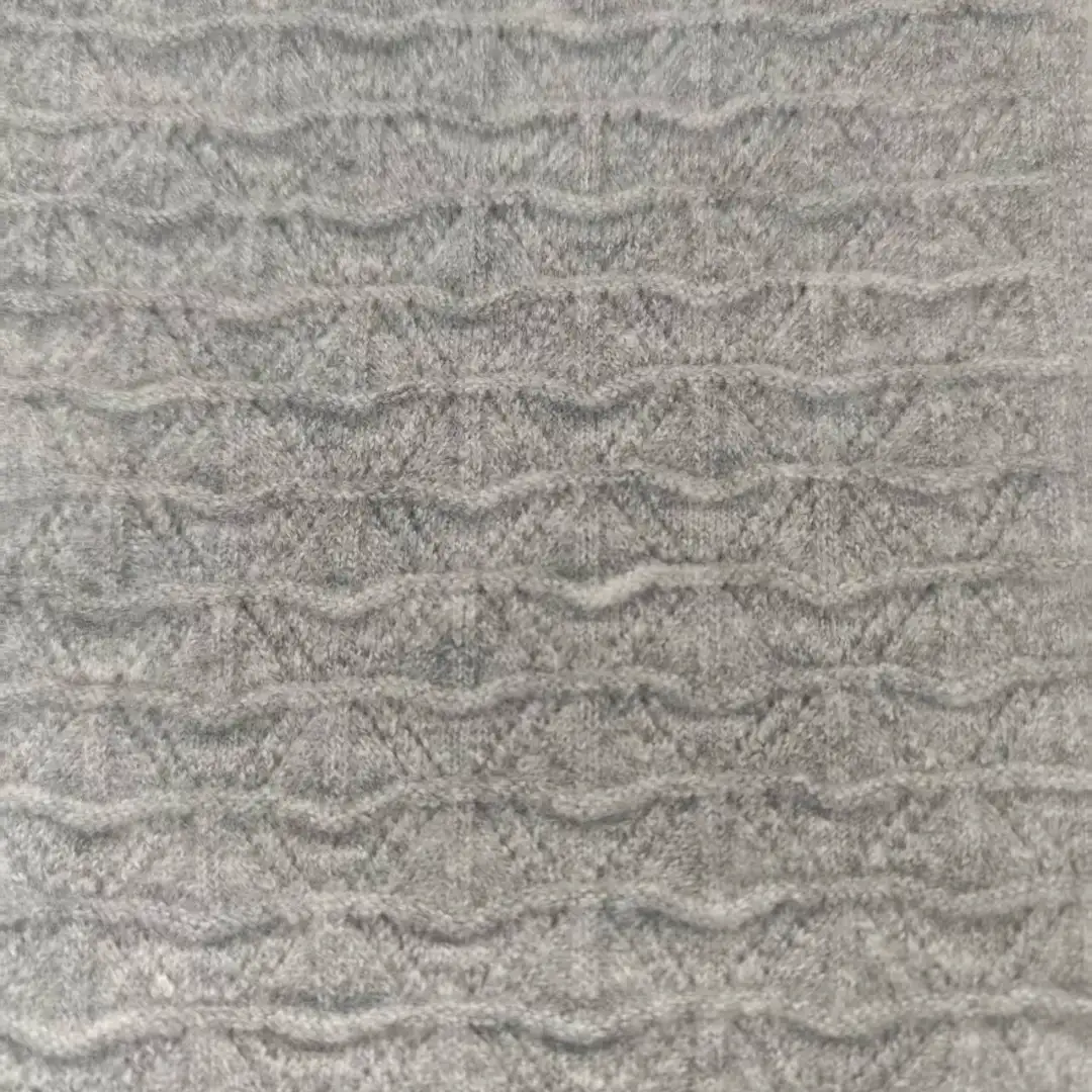 China Yarn for Open Cardigan (Sweater),Full-Zipper Cardigan (Sweater),Half-Zipper Cardigan (Sweater) Mossy Yarn Fancy Yarn Recycled Polyester Acrylic Wool Spandex Gray color buy from China wholesaler bulk order at wholesale price free worldwide shipping Alibaba