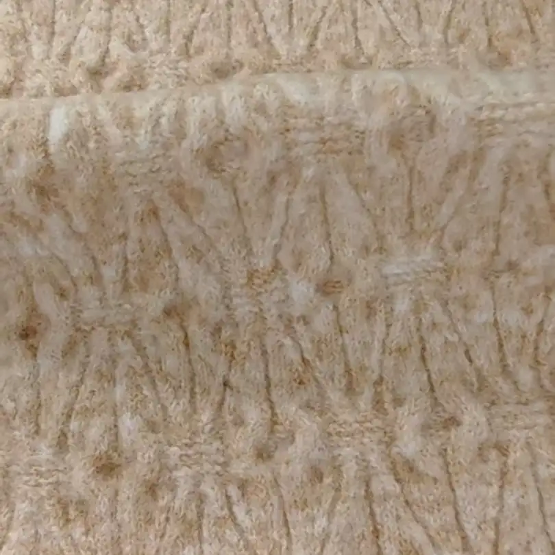 China Yarn for Open Cardigan (Sweater),Full-Zipper Cardigan (Sweater),Half-Zipper Cardigan (Sweater),Shirt Long Sleeve Button (Sweater) Mossy Yarn Fancy Yarn Acrylic Polyester Recycled Polyester Wool Spandex Apricot color buy from China wholesaler bulk order at wholesale price free worldwide shipping Alibaba