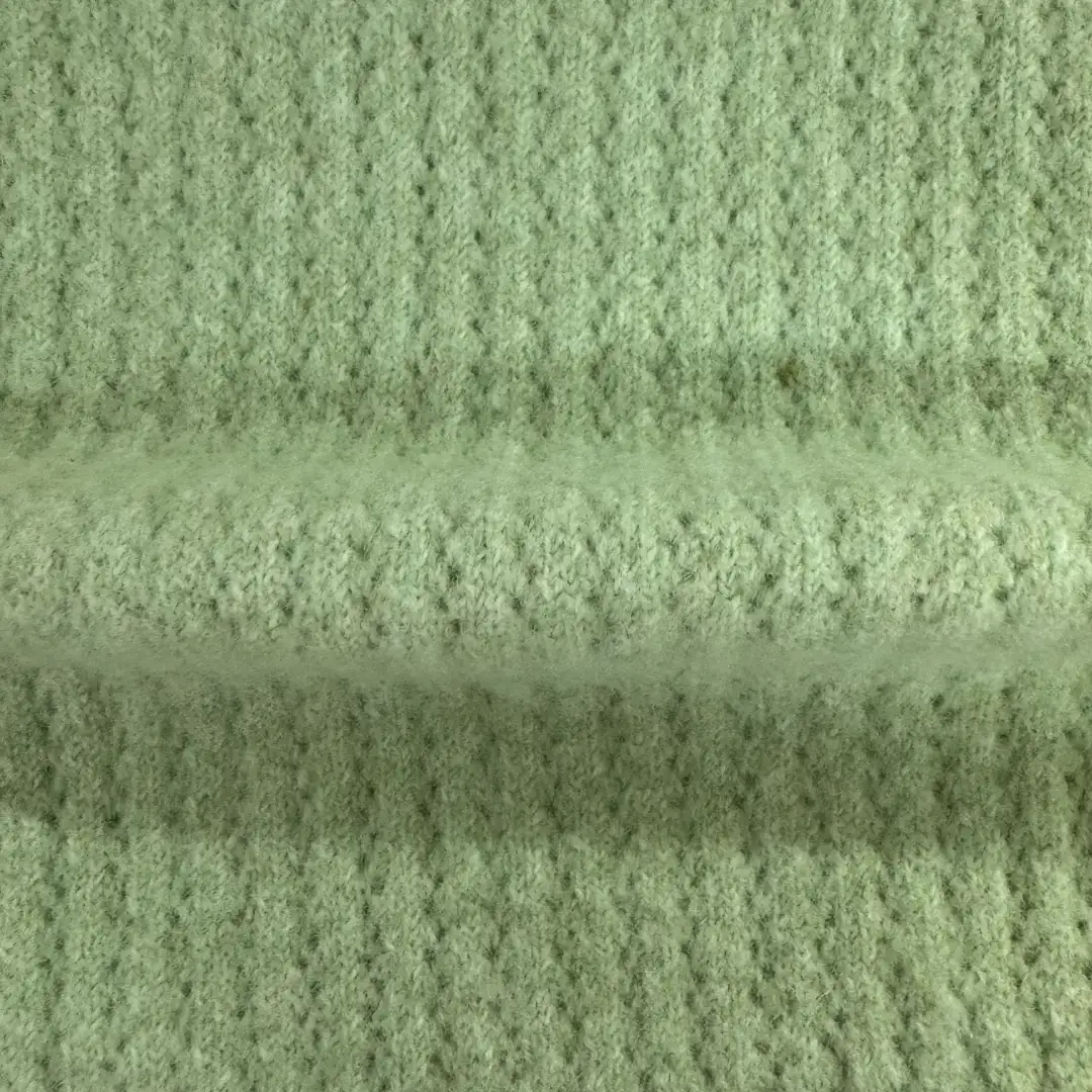 China Yarn for Ladies Vest (Sweater),Men’s Vest (Sweater),Open Cardigan (Sweater),Half-Zipper Cardigan (Sweater),Round Neck Pullover (Sweater),Crew Neck Pullover (Sweater),Crop Top Pullover (Sweater) Mossy Yarn Fancy Yarn Polyester Acrylic Wool Spandex Green color buy from China wholesaler bulk order at wholesale price free worldwide shipping Alibaba