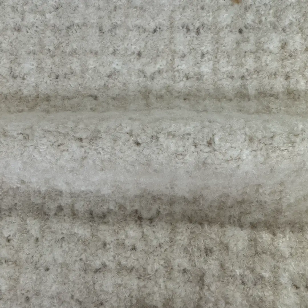 China Yarn for Ladies Vest (Sweater),Men’s Vest (Sweater),Open Cardigan (Sweater),Full-Zipper Cardigan (Sweater),Round Neck Pullover (Sweater),Crew Neck Pullover (Sweater),Crop Top Pullover (Sweater) Boucle Yarn Fancy Yarn Polyester Acrylic Nylon Wool Spandex Beige color buy from China wholesaler bulk order at wholesale price free worldwide shipping Alibaba