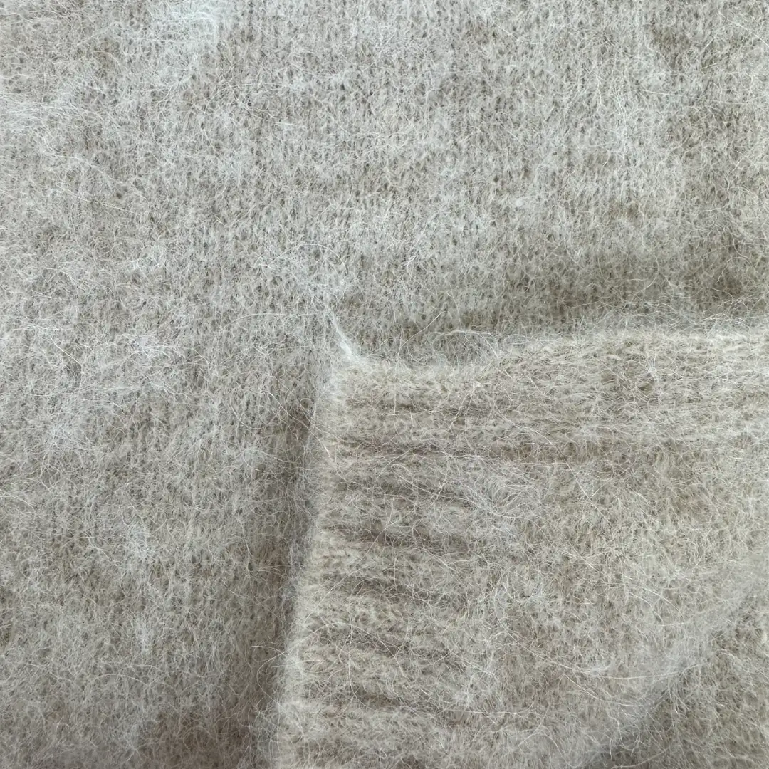 China Yarn for Ladies Vest (Sweater),Men’s Vest (Sweater),Open Cardigan (Sweater),Full-Zipper Cardigan (Sweater),Round Neck Pullover (Sweater),Crew Neck Pullover (Sweater) Mossy Yarn Fancy Yarn Alpaca Acrylic Wool Nylon Spandex Khaki color buy from China wholesaler bulk order at wholesale price free worldwide shipping Alibaba