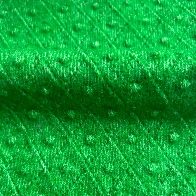 China Yarn for Ladies Vest (Sweater),Men’s Vest (Sweater),Open Cardigan (Sweater),Shirt Long Sleeve Zipper (Sweater),Shirt Half Sleeve Zipper (Sweater),Round Neck Pullover (Sweater) Mossy Yarn Fancy Yarn Polyester Merino Wool Alpaca Spandex 绿色 color buy from China wholesaler bulk order at wholesale price free worldwide shipping Alibaba