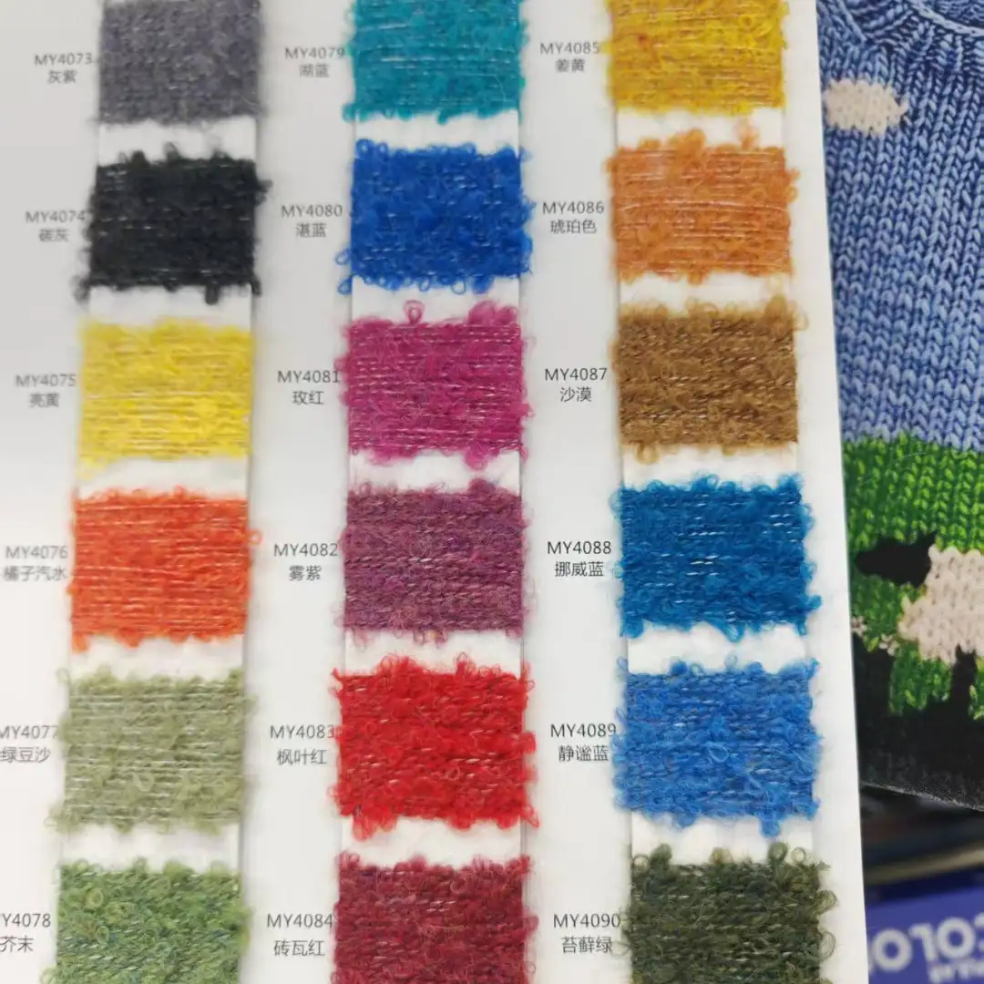 China Yarn for Open Cardigan (Sweater),Half-Zipper Cardigan (Sweater),Round Neck Pullover (Sweater) Boucle Yarn Fancy Yarn Recycled Polyester Polyester Acrylic Wool Alpaca Spandex White+BLACK color buy from China wholesaler bulk order at wholesale price free worldwide shipping Alibaba