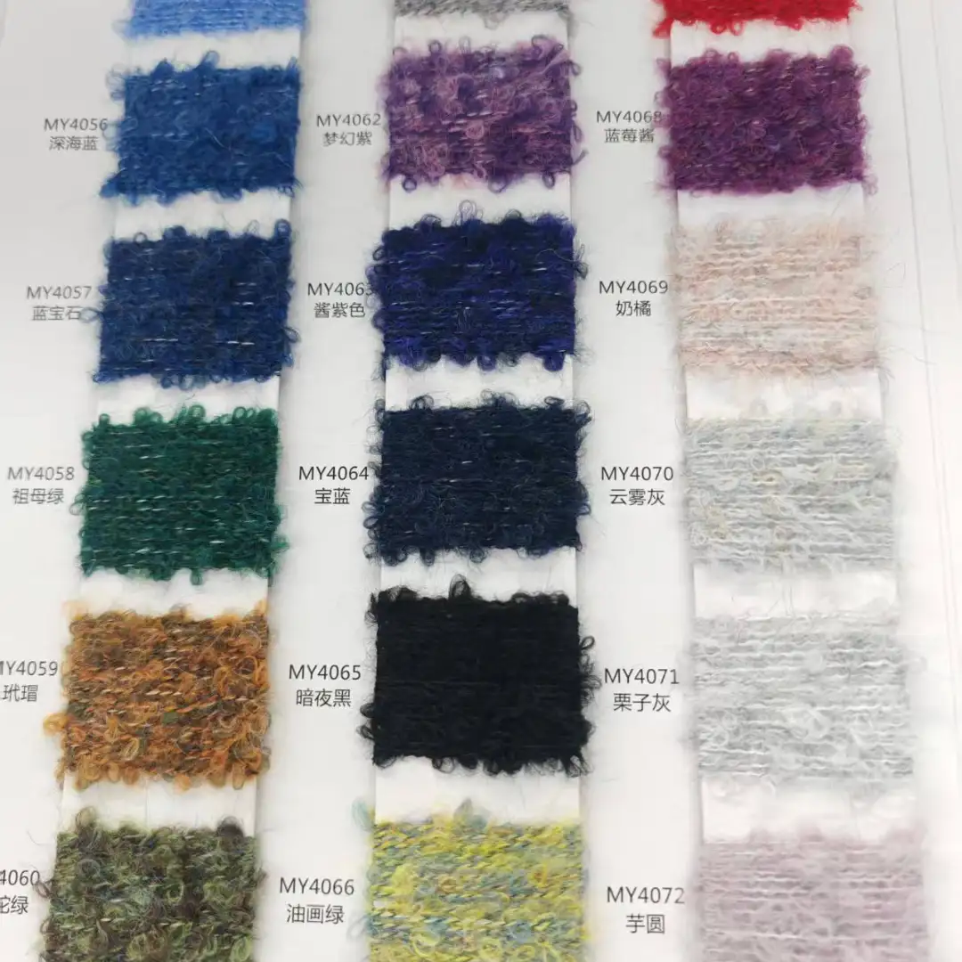 China Yarn for Open Cardigan (Sweater),Half-Zipper Cardigan (Sweater),Round Neck Pullover (Sweater) Boucle Yarn Fancy Yarn Recycled Polyester Polyester Acrylic Wool Alpaca Spandex White+BLACK color buy from China wholesaler bulk order at wholesale price free worldwide shipping Alibaba