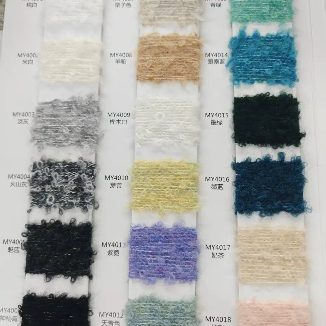 China Yarn for Open Cardigan (Sweater),Half-Zipper Cardigan (Sweater),Round Neck Pullover (Sweater) Boucle Yarn Fancy Yarn Recycled Polyester Polyester Acrylic Wool Alpaca Spandex White+BLACK color buy from China wholesaler bulk order at wholesale price free worldwide shipping Alibaba