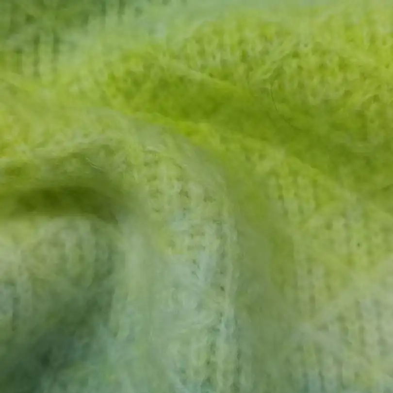 China Yarn for Knitted Leggings (Sweater),Tie-Front Cardigan (Sweater),Tie-Front Vest (Sweater) Mossy Yarn Fancy Yarn Alpaca Wool Acrylic Nylon Elastane blue+green color buy from China wholesaler bulk order at wholesale price free worldwide shipping Alibaba