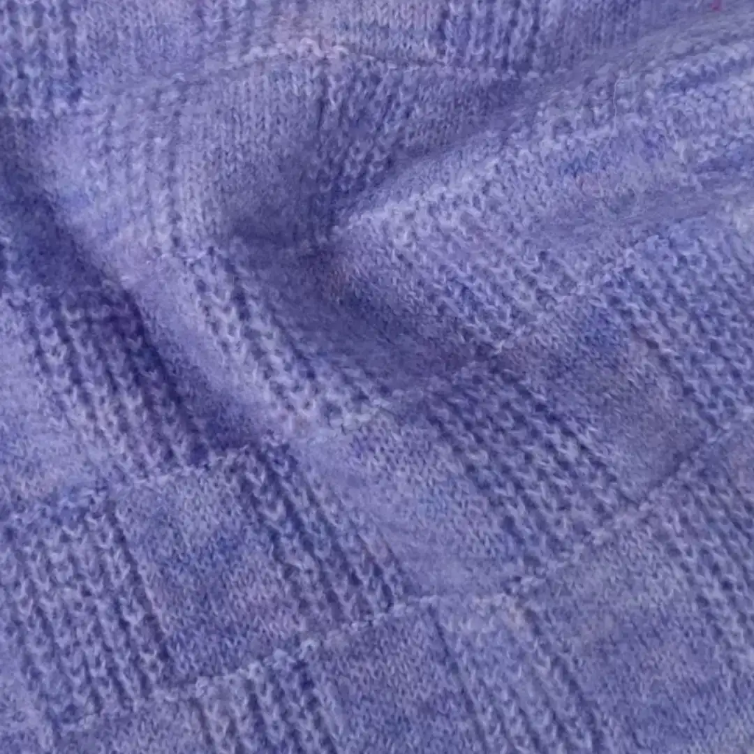 China Yarn for Ladies Vest (Sweater),Men’s Vest (Sweater),Open Cardigan (Sweater),Full-Zipper Cardigan (Sweater),Half-Zipper Cardigan (Sweater),Shirt Long Sleeve Button (Sweater) Mossy Yarn Fancy Yarn Polyester Wool Acrylic Spandex Purple color buy from China wholesaler bulk order at wholesale price free worldwide shipping Alibaba