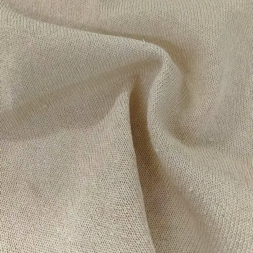 China Yarn for Shirt Half Sleeve Button (Sweater),T-shirt (Sweater),Polo T-shirt (Sweater),Skirt (Sweater) Linen Spun Regular Yarn Viscose Linen Nylon light tan color buy from China wholesaler bulk order at wholesale price free worldwide shipping Alibaba
