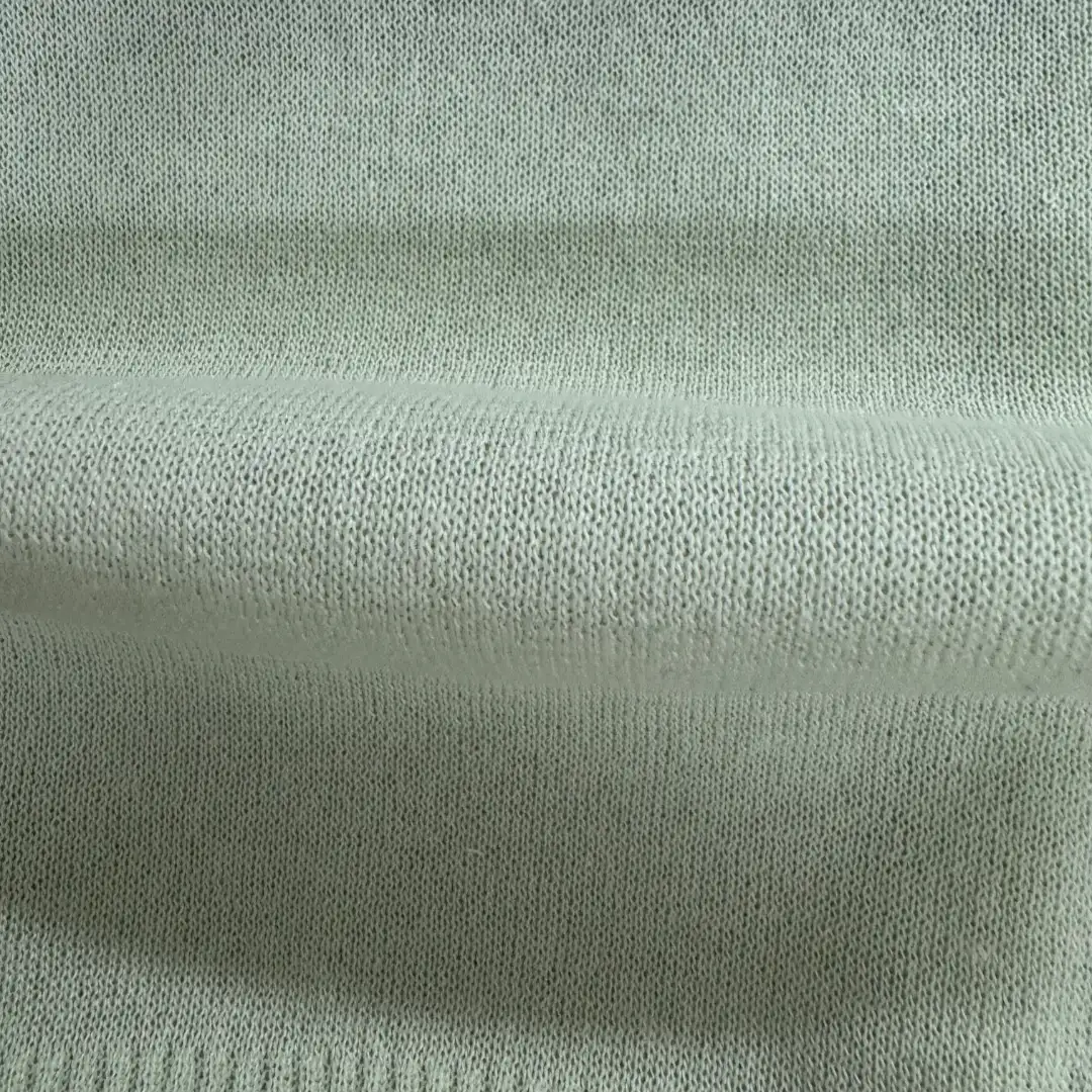 China Yarn for Crew Neck Pullover (Sweater),Crop Top Pullover (Sweater),T-shirt (Sweater),Dresses (Pullover) (Sweater) Semi-Worsted Spun Regular Yarn Polyester Linen Apple Green color buy from China wholesaler bulk order at wholesale price free worldwide shipping Alibaba