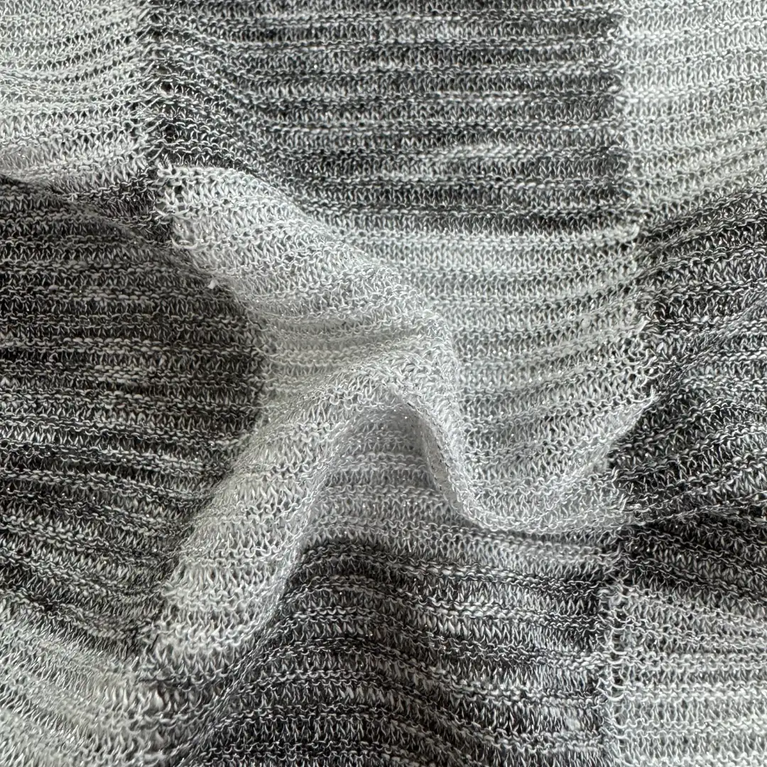 China Yarn for Crop Top Pullover (Sweater),T-shirt (Sweater),Polo T-shirt (Sweater),Dresses (Pullover) (Sweater) Lurex Lurex Viscose Lyocell Polyester Metallic Gold Gray color buy from China wholesaler bulk order at wholesale price free worldwide shipping Alibaba