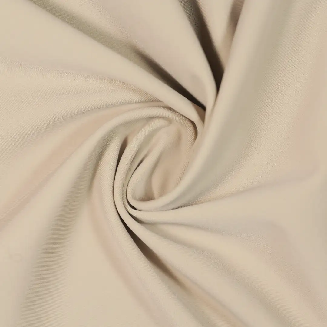 China Fabric for Yoga Clothes,Swimsuits Interlock Knit Fabric Nylon Spandex Beige color buy from China wholesaler bulk order at wholesale price free worldwide shipping Alibaba