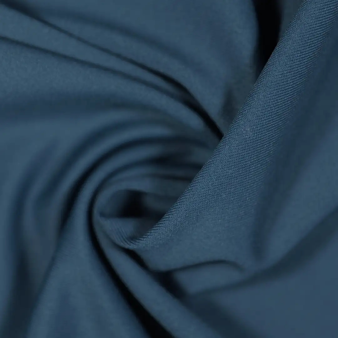 China Fabric for Yoga Clothes,Swimsuits Single Jersey Knit Fabric Re-nylon Polyamide Elastane navy color buy from China wholesaler bulk order at wholesale price free worldwide shipping Alibaba