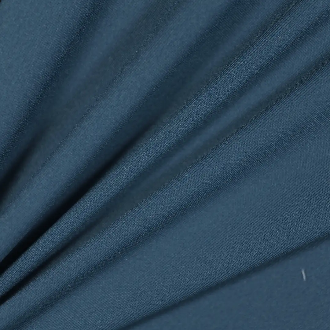 China Fabric for Yoga Clothes,Swimsuits Single Jersey Knit Fabric Re-nylon Polyamide Elastane navy color buy from China wholesaler bulk order at wholesale price free worldwide shipping Alibaba