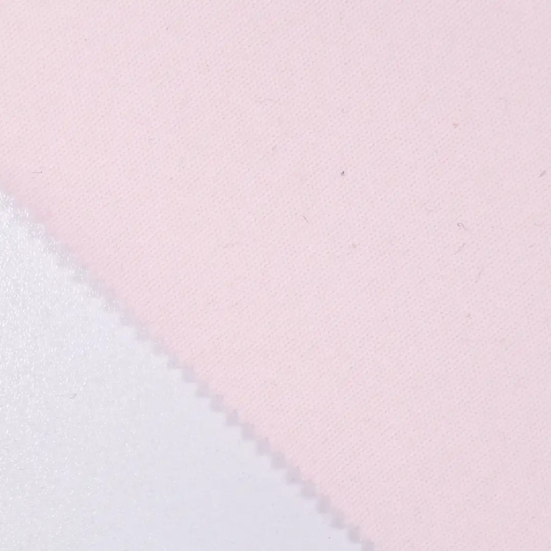 China Fabric for Hoodie,Loungewear Interlock Knit Fabric Cotton Spandex pink color buy from China wholesaler bulk order at wholesale price free worldwide shipping Alibaba