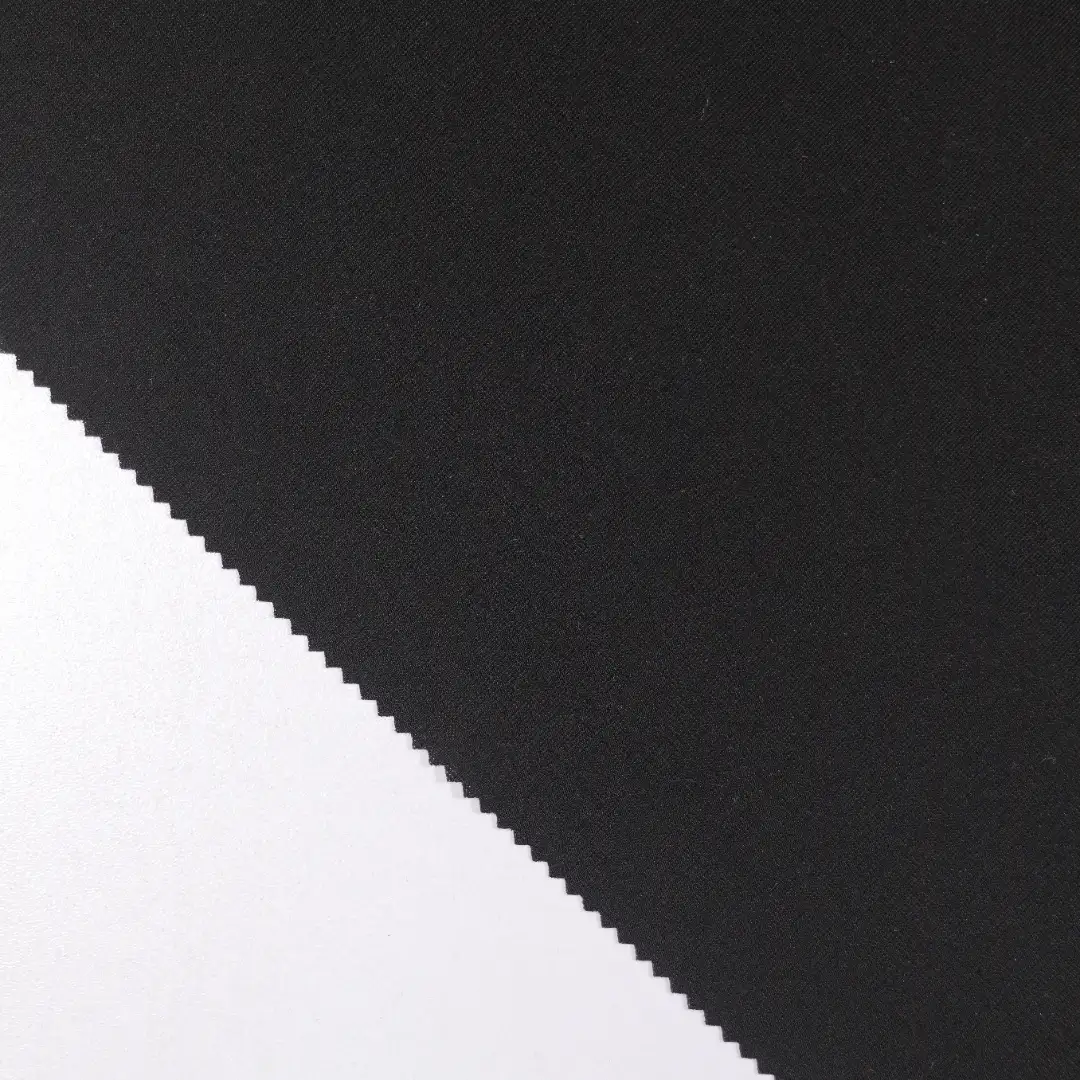 China Fabric for T-Shirt,Polo Shirt,Loungewear Ponte Roma Knit Fabric Rayon Nylon Spandex black color buy from China wholesaler bulk order at wholesale price free worldwide shipping Alibaba
