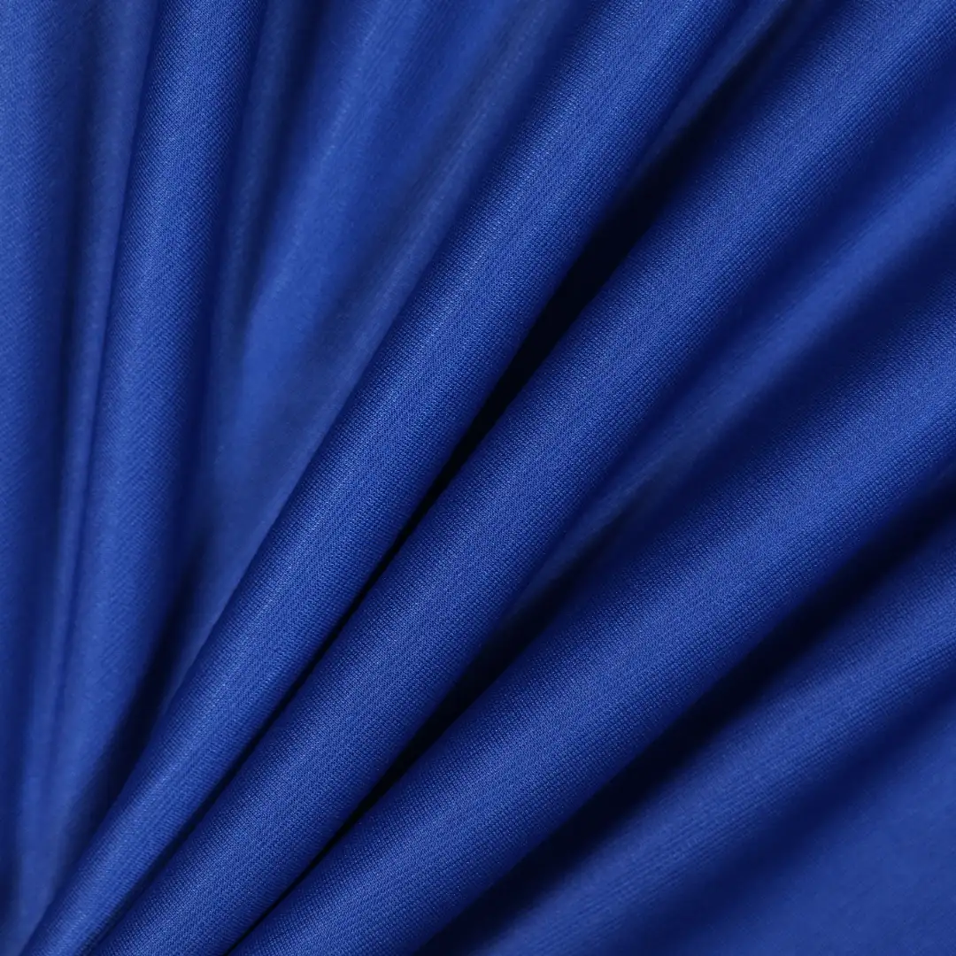 China Fabric for Shirt,Crop Top Single Jersey Knit Fabric Polyester Spandex blue color buy from China wholesaler bulk order at wholesale price free worldwide shipping Alibaba