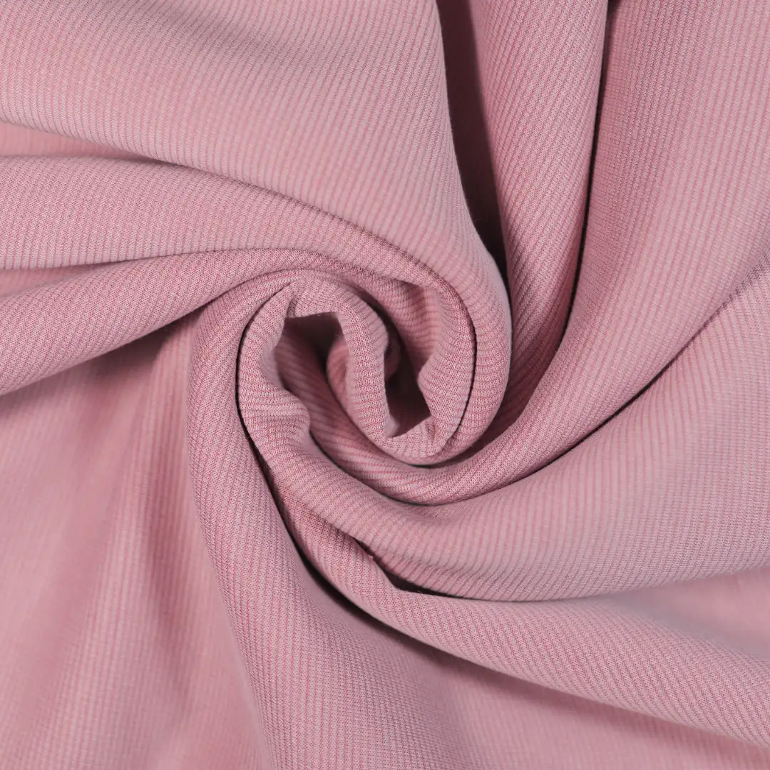 China Fabric for T-Shirt,Polo Shirt,Jogger,Hoodie,Yoga Clothes Single Jersey Knit Fabric Lyocell Recycled Viscose Polyester Spandex pink color buy from China wholesaler bulk order at wholesale price free worldwide shipping Alibaba
