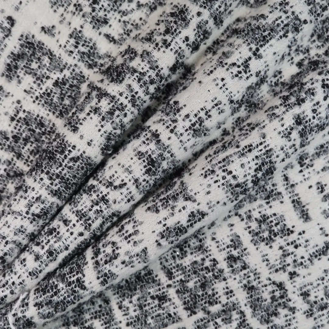 China Fabric for Skirt,Sleeveless Corset Midi Dress Chanel-Style Fabric Woolen Polyester black color buy from China wholesaler bulk order at wholesale price free worldwide shipping Alibaba