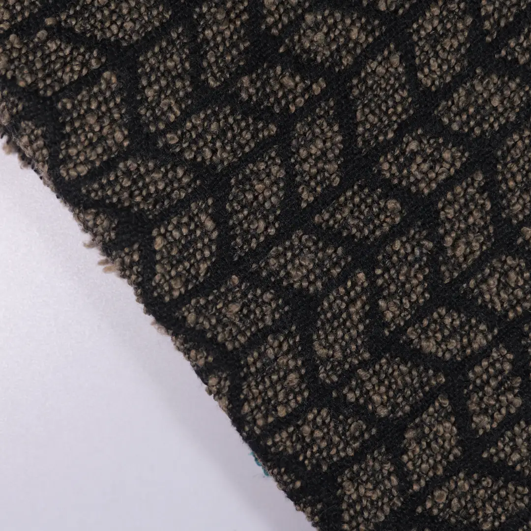 China Fabric for Skirt,Overcoat Chanel-Style Fabric Woolen Polyester dark coffee color buy from China wholesaler bulk order at wholesale price free worldwide shipping Alibaba