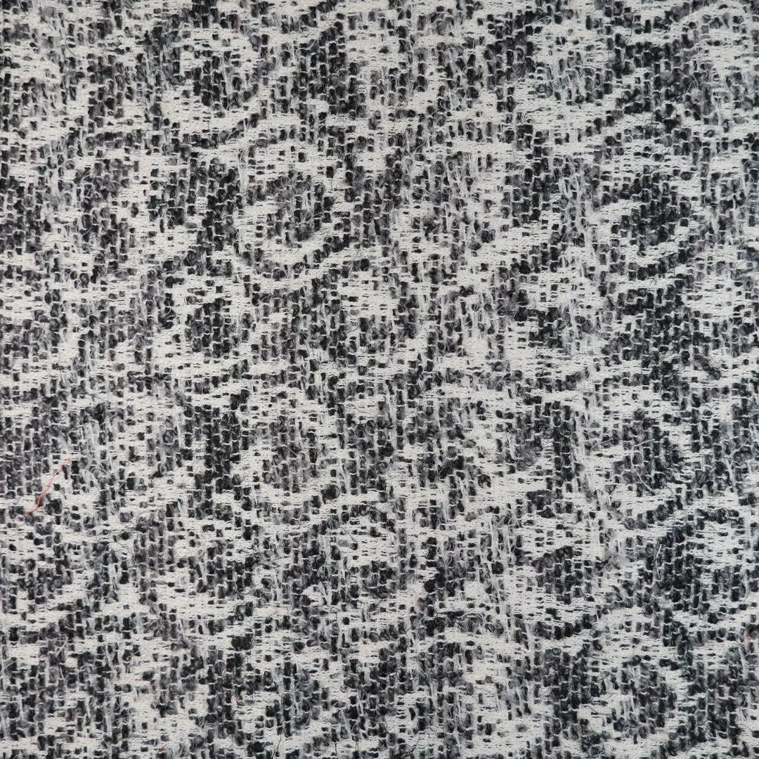 China Fabric for Skirt,Overcoat Chanel-Style Fabric Woolen Polyester grey color buy from China wholesaler bulk order at wholesale price free worldwide shipping Alibaba