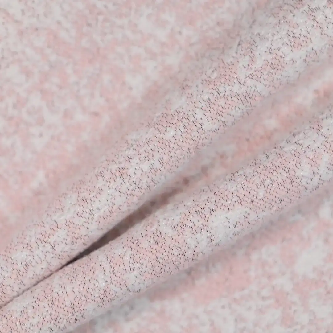 China Fabric for Skirt,Overcoat Chanel-Style Fabric Woolen Polyester pink color buy from China wholesaler bulk order at wholesale price free worldwide shipping Alibaba