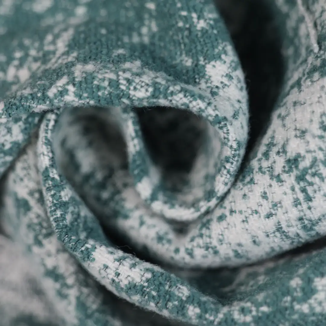 China Fabric for Skirt,Overcoat Chanel-Style Fabric Woolen Polyester green color buy from China wholesaler bulk order at wholesale price free worldwide shipping Alibaba